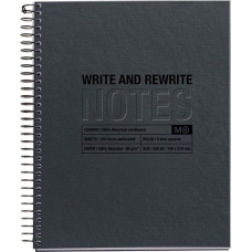 Miquelrius Kołozeszyt MIQUELRIUS Just Black Recycled, A5, 120 kart., 80g, czarny