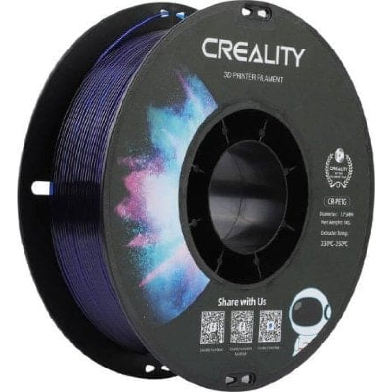 Creality Filament CR-PETG Creality (Przezroczysty niebeski)