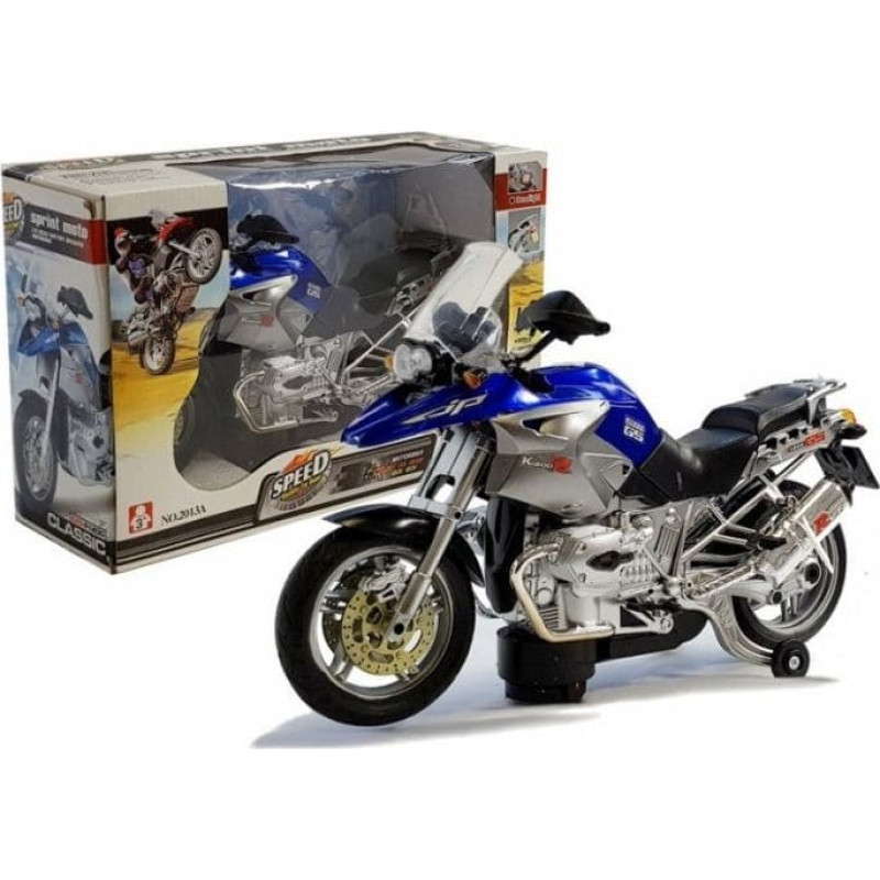 Lean Sport Motocykl Na Baterie ze Światłami i Muzyką Niebieski