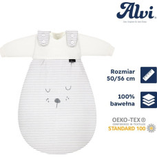 Alvi ALVI Baby-Mäxchen, Śpiworek 3-częściowy Faces 50/56