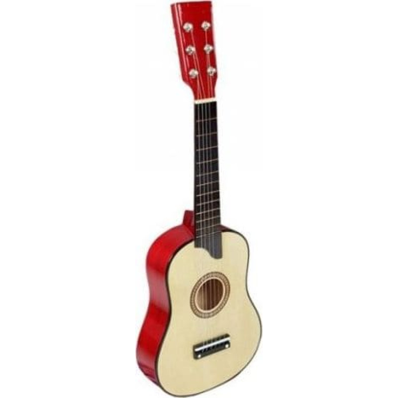 Lean Sport Gitara Drewniana z Kostką Kremowa