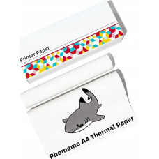 Phomemo Papier Termiczny Kartki Wkład 2 Rolka Rolki Letter 216mm do Phomemo M832 / Q22-RMSG10-LTRM8