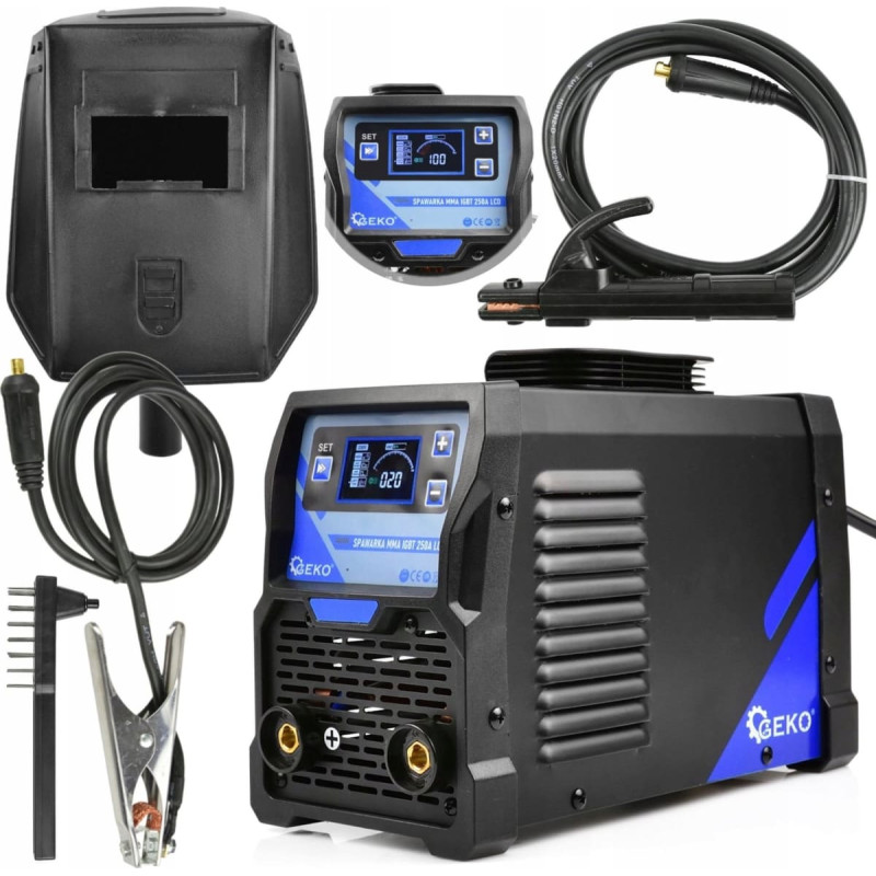 Geko Spawarka MMA IGBT 250A LCD (1)