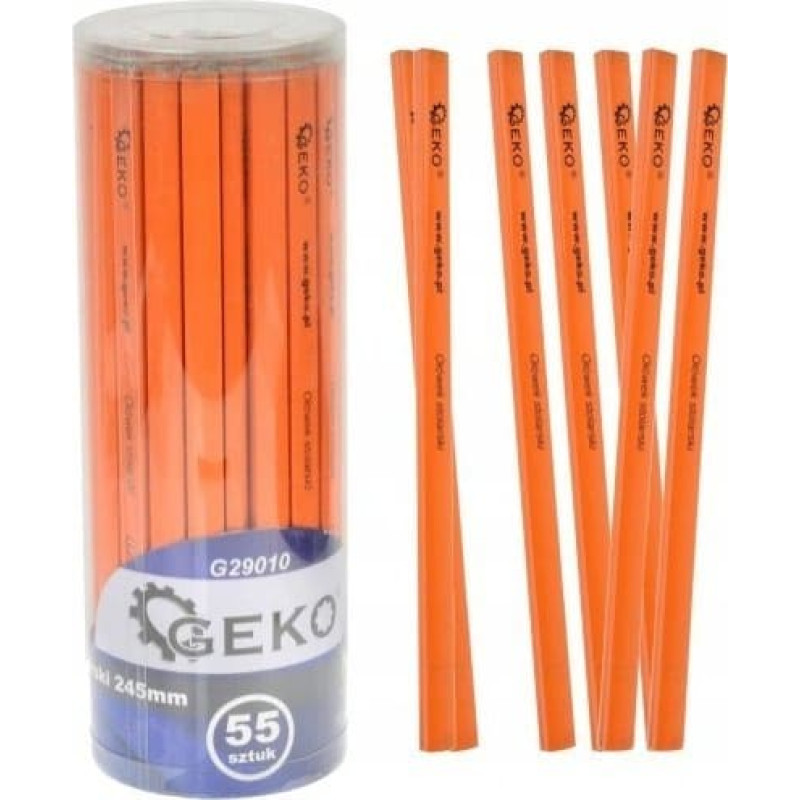 Geko Ołówek stolarski 245mm HB (55szt-tuba/550)