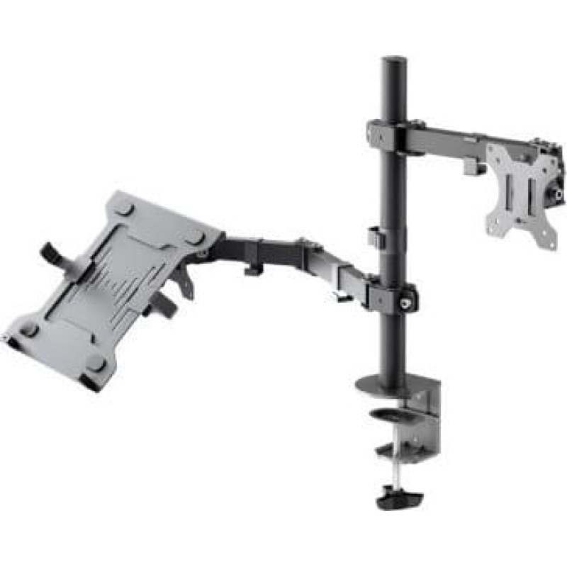 Goobay Uchwyt do monitora z ramieniem na laptopa Flex, czarny