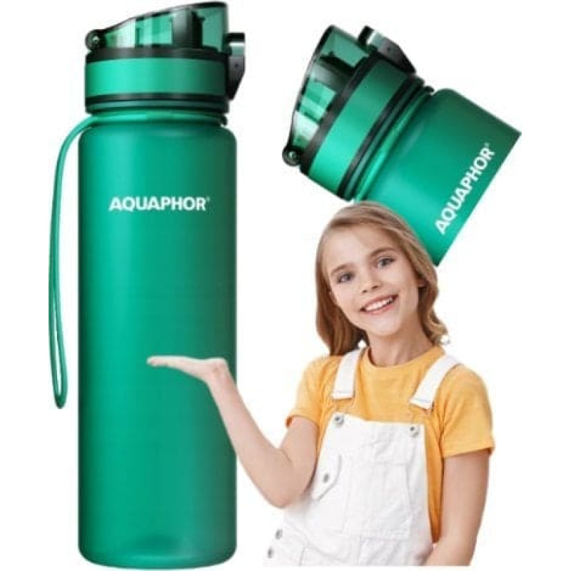 Aquaphor Butelka Filtrująca City 500ml Butelkowa Zieleń Lumarko!