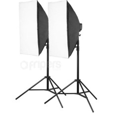 Freepower Zestaw studyjny Freepower Zestaw światła ciągłego Freepower 107 50x70cm SET 4000W 5500K ze statywem