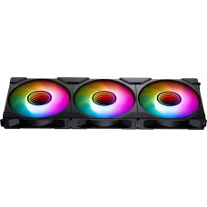 Phanteks M25 Gen2 PWM D-RGB Lüfter, 3er-Pack - Reverse Blade, 120mm, schwarz
