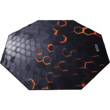 Marvo Dla gracza, mata pod fotel, Marvo, GM03, 1100 x 1100 x 2 mm, czarna, antypo�lizgowa
