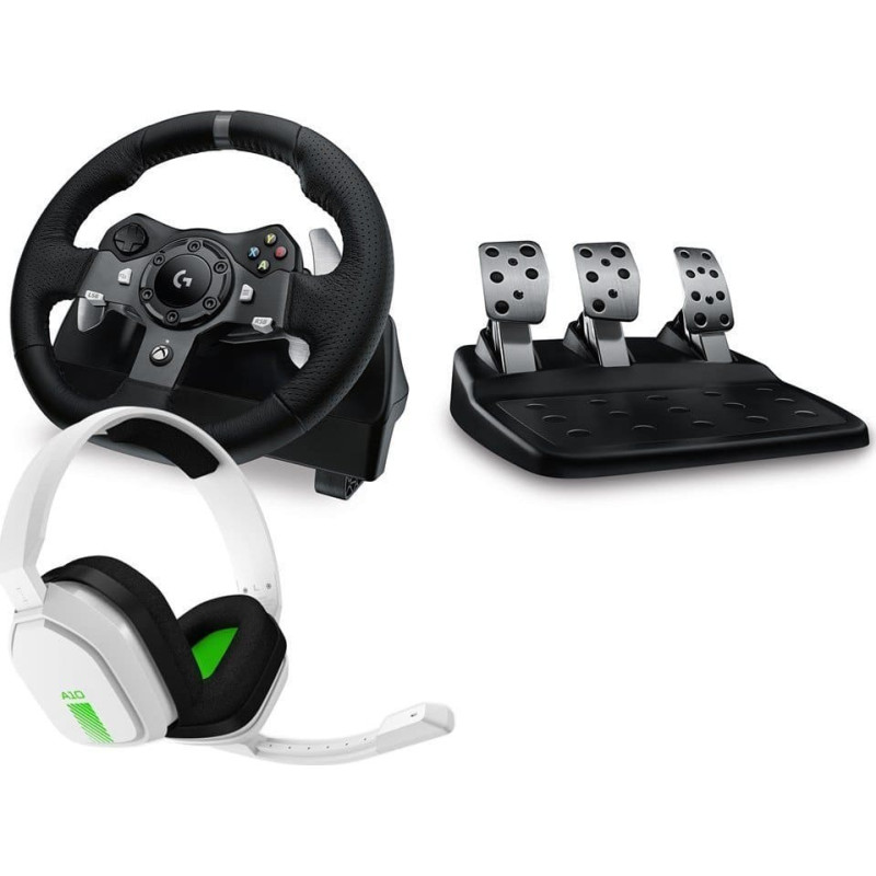 Logitech Kierownica Logitech G920 Driving Force + Astro A10 (991-000487)