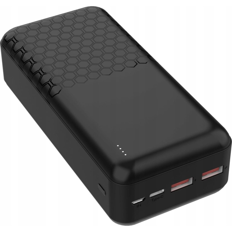 Platinet Platinet power bank 30000mAh PD QC, black (45933)