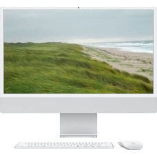 Apple iMac Z1EH 59,62cm 23,5Zoll Standardglas M4 10C CPU/10C GPU/16C N.E. 24GB 2TB SSD Gbit Eth MM NumKey TID DE Silber