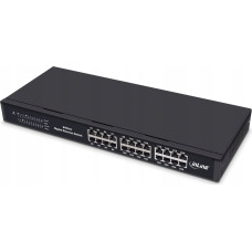 Inline Switch InLine InLine® Gigabit Network Switch 24-Port, 1Gb/s, 19