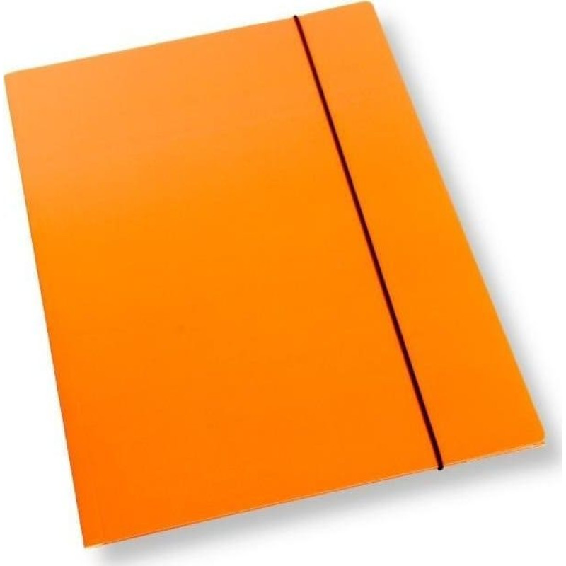 Office Products Teczka A4 z gumką lakier pomarańcz. 350gsm (10szt)
