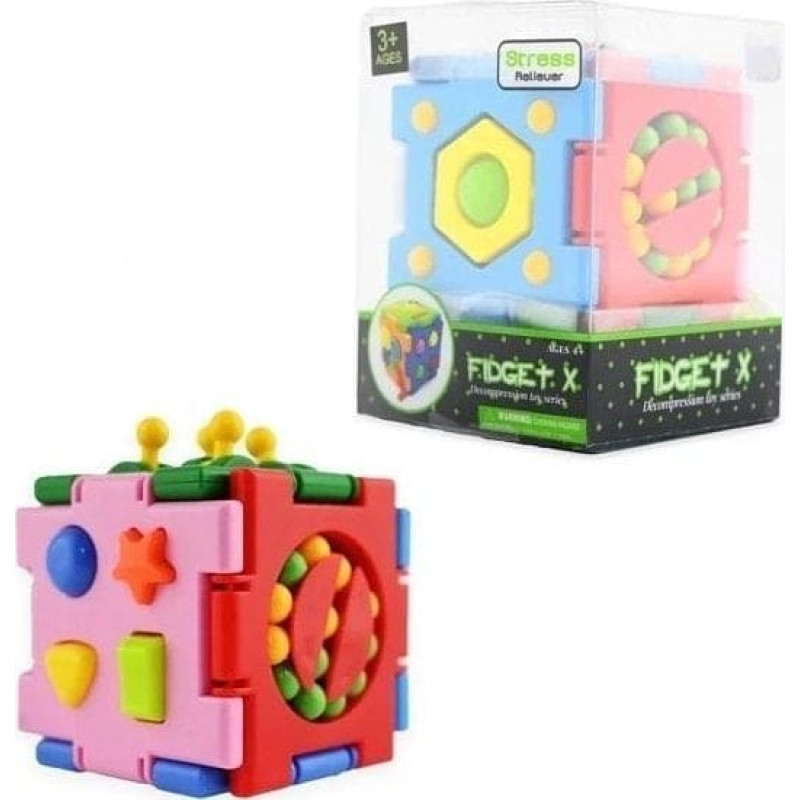 Rasco Sensoryczna kostka 7cm MIX