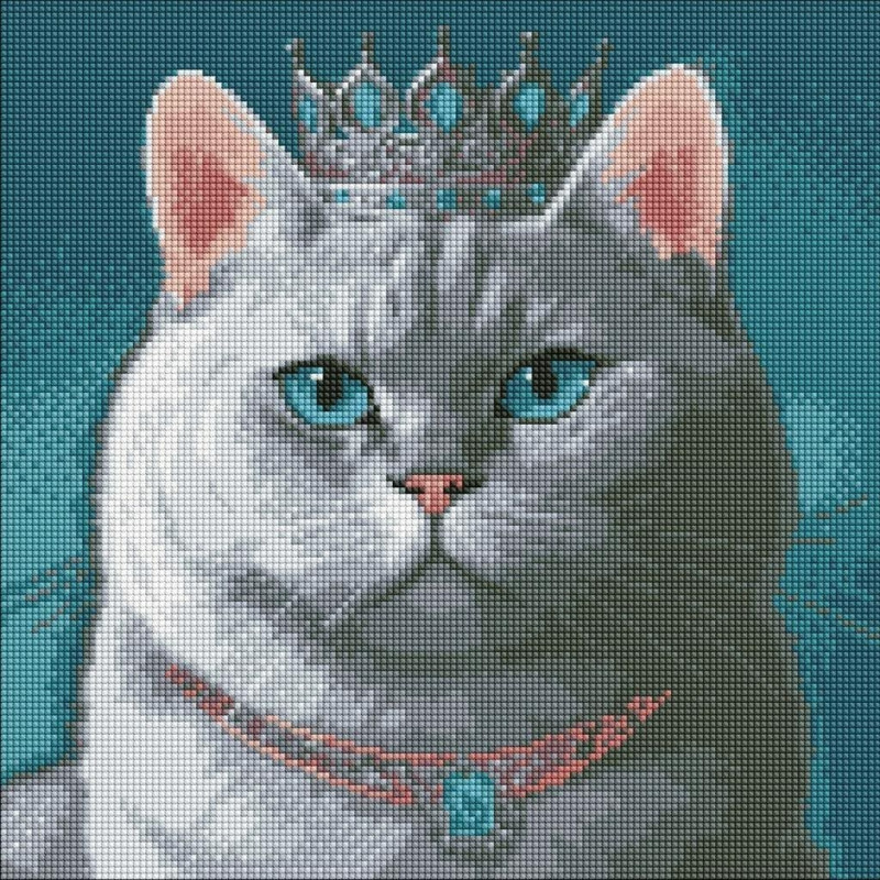 Norimpex Diamentowa mozaika - Dumny król 40x40cm