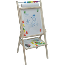 3Toysm Dvipusė magnetinė piešimo lenta su popieriaus ritiniu 3toysm, OPN, dėž.