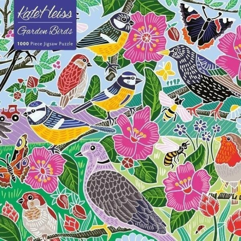 Step Puzzle Puzzle 1000 Ptaki w ogrodzie Kate Heiss