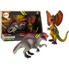 Leantoys Figurki Dinozaurów Spinozaur Dilofozaur Zestaw 2el LEAN TOYS