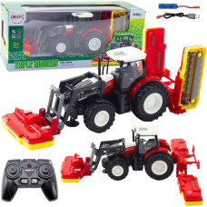 Leantoys Traktor Rolniczy Z Kosiarkami Do Trawy Zdalnie Sterowany RC 2.4G LEAN Toys