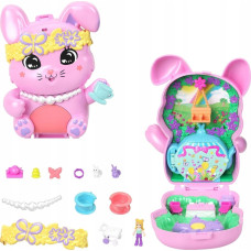 Mattel Polly Pocket - Króliczkowa herbatka Zestaw kompaktowy + laleczka + akcesoria JCR40