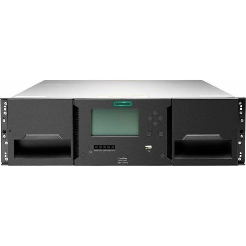 HP E Storage MSL3040 Tape Library 1x MSL LTO-9 SAS Drive 20x LTO-9 45TB Data Cartridges