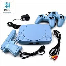 Riff RF-2GUN retro console with 22 8-bit games with 2 joysticks + game gun