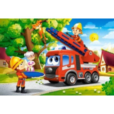 Castorland Puzzle 40 Firefighters to the Rescue CASTOR