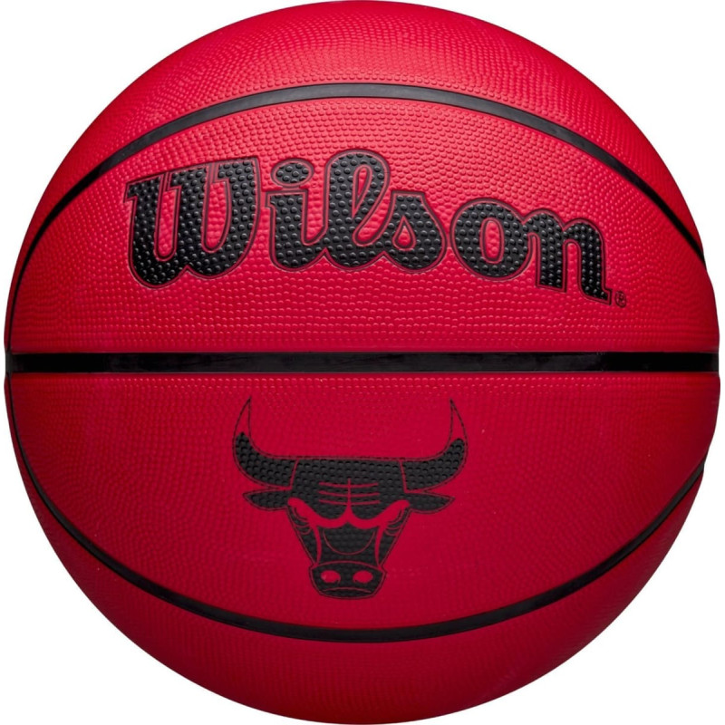 Wilson NBA Team Tribute Solid Chicago Bulls Ball WZ4025405XB Czerwone 5