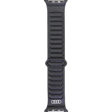 Uniq Pasek Audi Logo Genuine Leather Magnetic Ring do Apple Watch 40/41/42mm czarny