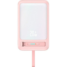 Usams Powerbank USAMS XM Series CD219 10000mAh Magnetic Wireless różowy