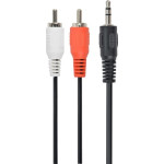 Gembird Kabel Gembird Jack 3.5mm - RCA (Cinch) x2 1.5m czarny (CCAB-458)