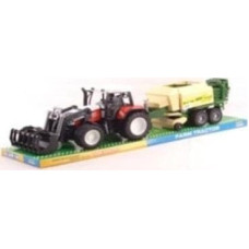 Pegaz Toys Traktor kostkartka z łyżką EDUKAMP