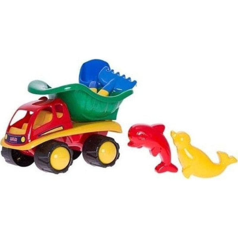 Hemar Samochód wywrotka z dodatkami do piasku EDUKAMP