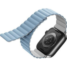 Uniq UNIQ pasek Revix Apple Watch Series 4/5/6/7/SE 40/41mm. Reversible Magnetic biały-niebieski/white-blue