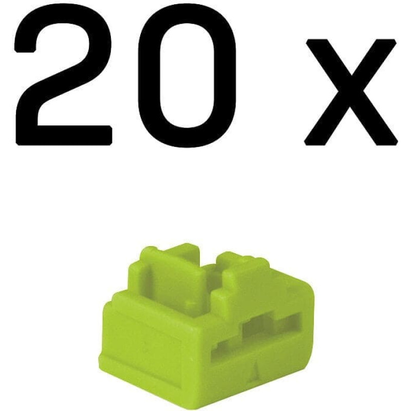 Lindy Cable Lindy RJ45 Port 20Pcs Green