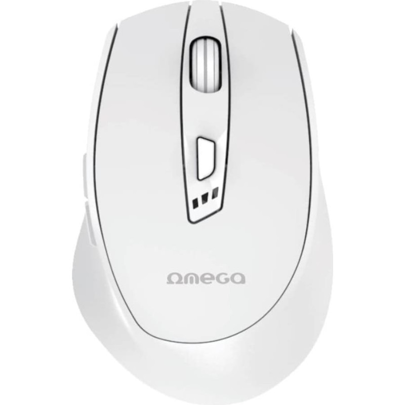 Omega MOUSE MYSZ BEZPRZEWODOWA WIRELESS RECHARGEABLE USB-C WHITE [46036]
