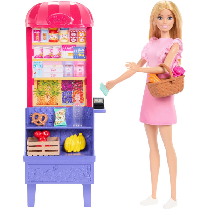 Mattel LALKA BARBIE MALIBU NA ZAKUPACH JCT05 stragan