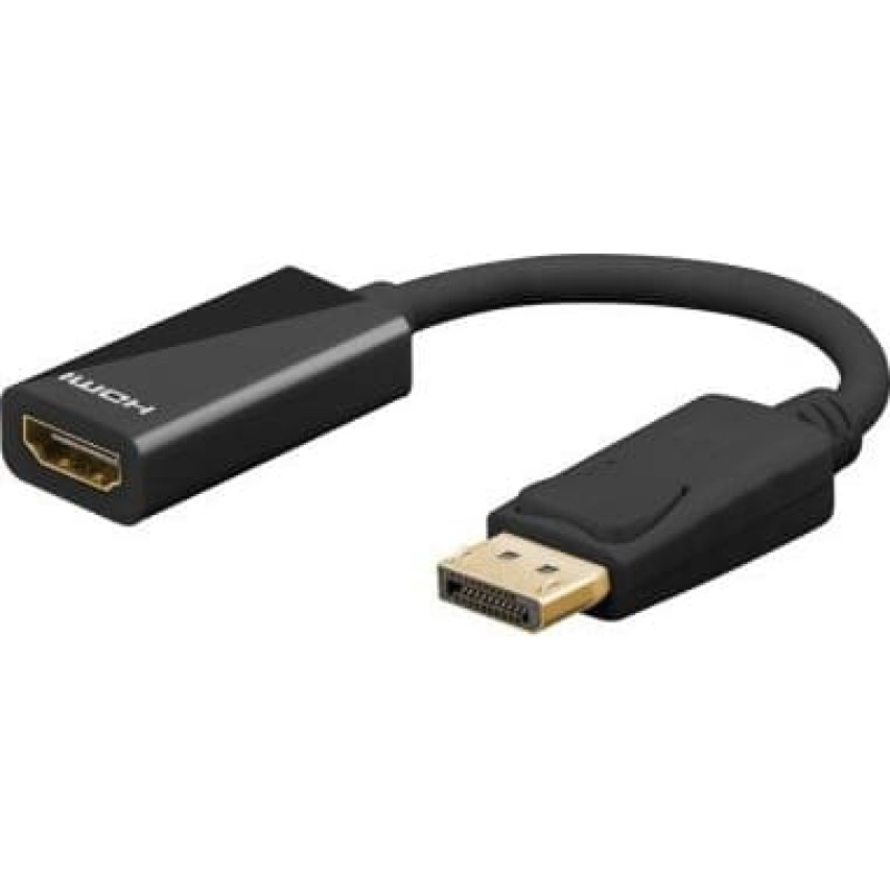 Goobay Kabel przejściowy DisplayPort/HDMI, pozłacany