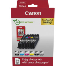 Canon Ink 6117C004 / PGI-530/CLI-531 Multipack BK,C,M,Y,GY