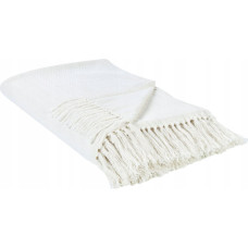 Beliani Koc AMPARA Bawełna 200 x 220 cm Złamana biel Lumarko!