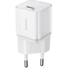 Baseus Ładowarka Baseus GaN5S 1C 30W EU (moon white)