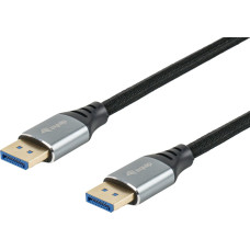 Equip DisplayPort 2.1 St/St 1.00m16K/60Hz komp.HDCP Alum. gr