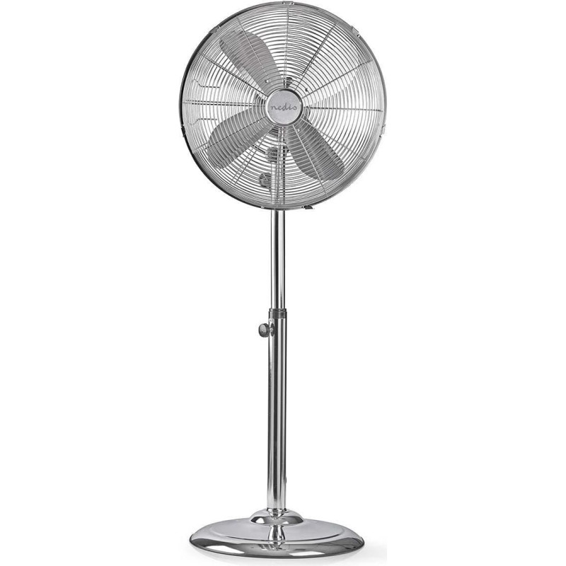 Nedis Wentylator stojący Nedis 50W chrom