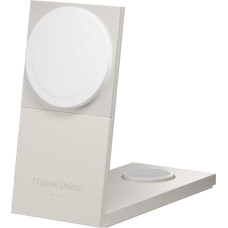 Native Union Rise 3-in-1 Qi2 Wireless Charger - bezprzewodowa ładowarka Qi2 15W do trzech urządzeń kompatybilna z MagSafe (sandstone)