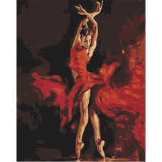 Brushme Malowanie po numerach BRUSHME, 40x50 cm, w tańcu, 1 szt., w pudełku