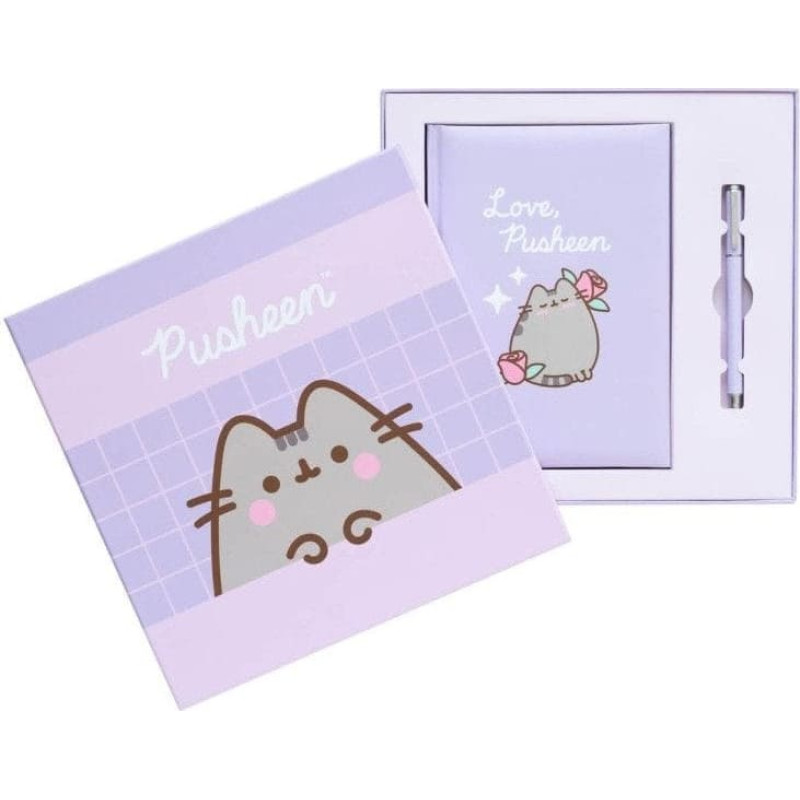 Pusheen - Zestaw notatnik A5 + długopis z kolekcji Moments