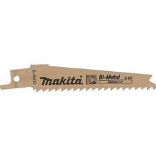 Makita Makita B-20432 Tiesinio pjūklo pjūkleliai BiM 100x0,9mm (6tpi), 5Vnt, metalui, medžiui, medžiui su vinimis