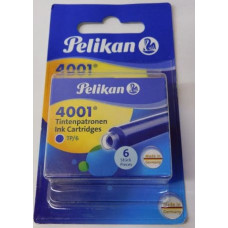 Pelikan Naboje atramentowe 4001 TP/6 niebieskie 12 sztuk