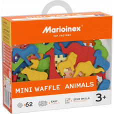 Marioinex *****Klocki wafle mini Zwierzęta 62el 07429